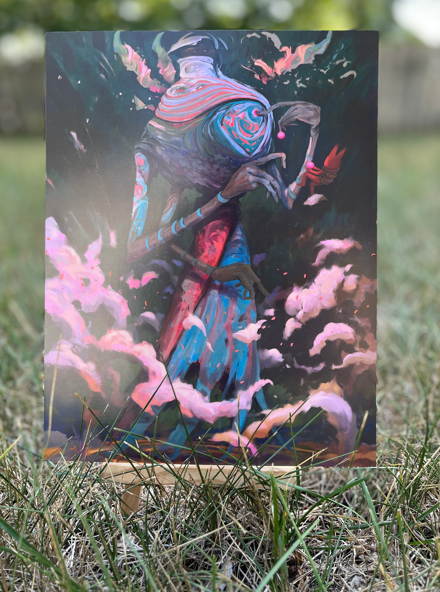 Three Armed Raven - 8.5"x 11"
