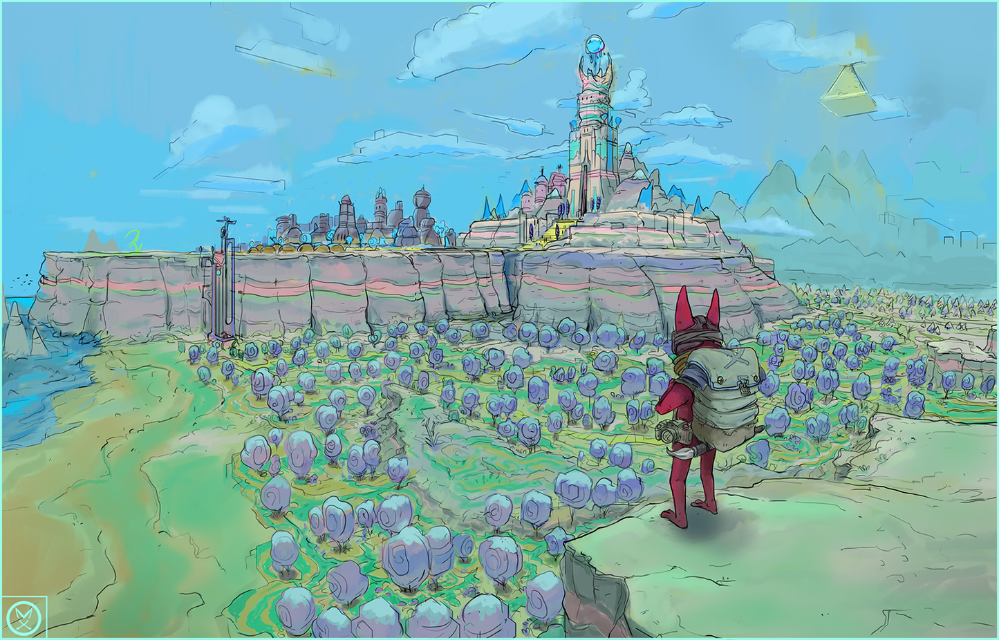 Sugar Land North View - 8.5" x 11