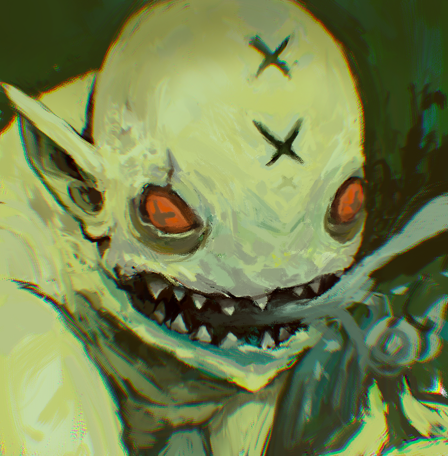 Hallow Green 3 - 6" x 6"