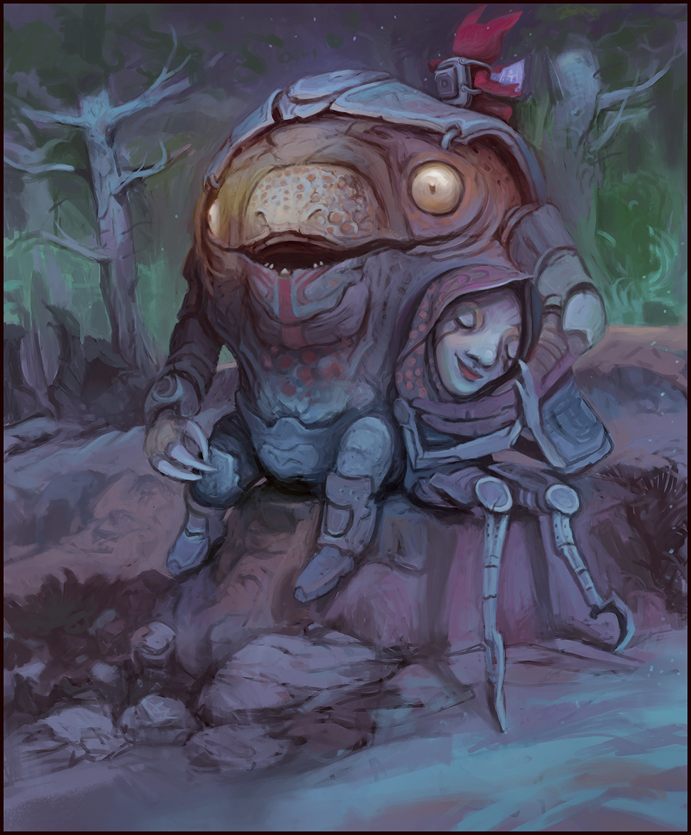 Postcard - Cyntia and Cyrex