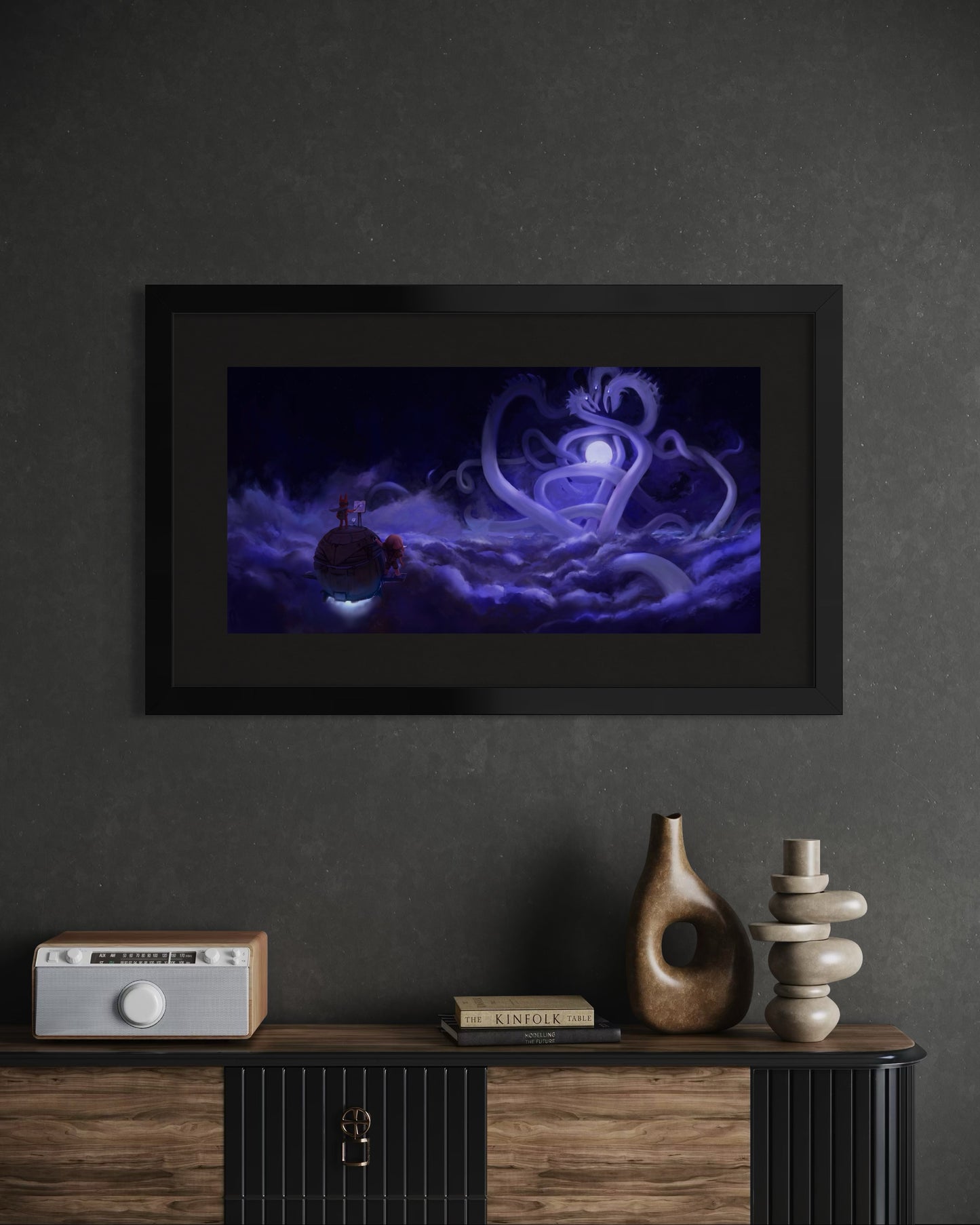 Moonlit Dance - 30'' x 14'' Giclée Fine Art Print