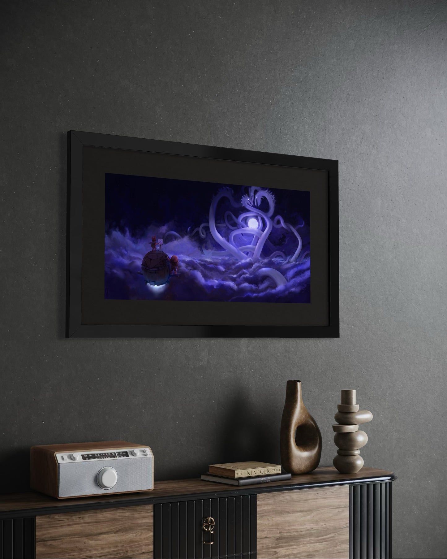 Moonlit Dance - 30'' x 14'' Giclée Fine Art Print