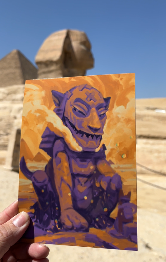 Postcard - Sphinx Guardian