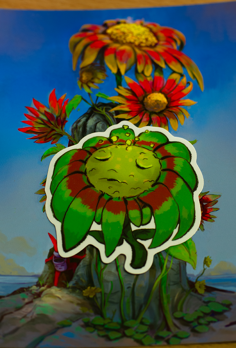 Sunflower - Clear Sticker