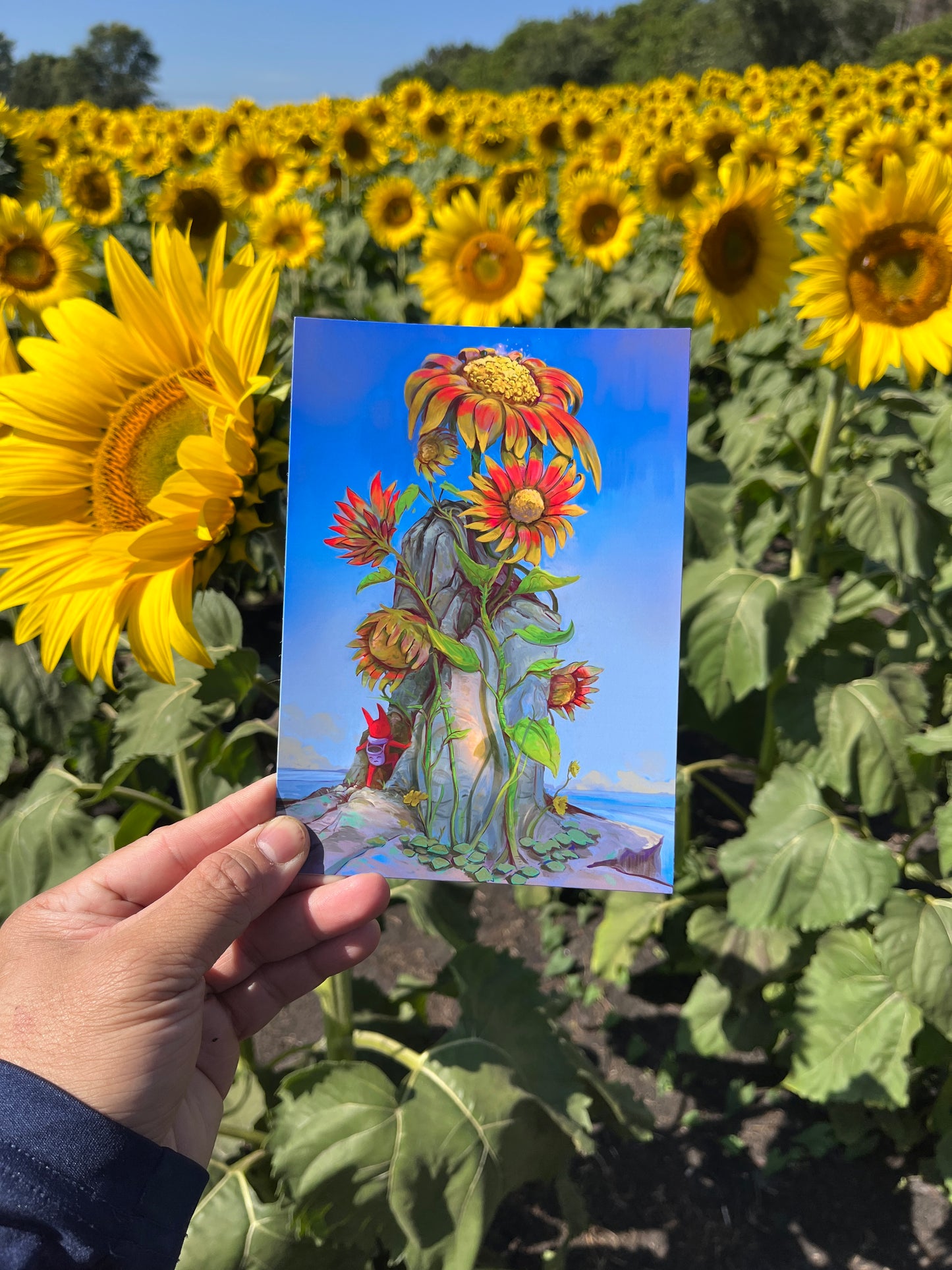 Postcard - Sunflower