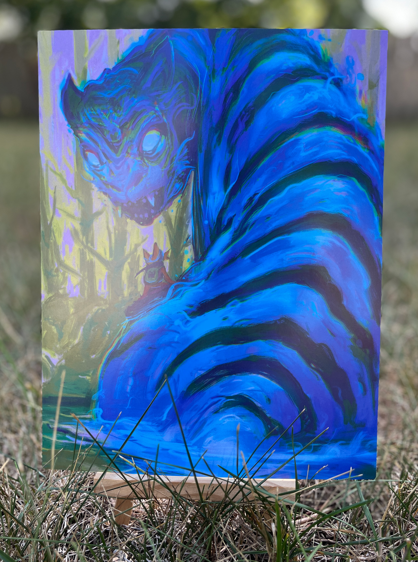 Water Tiger - 8.5" x 11