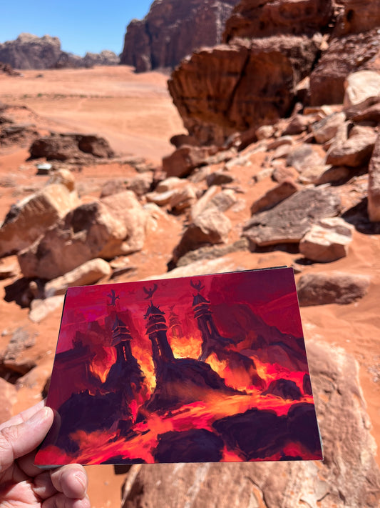 Postcard - Dragon Mountain